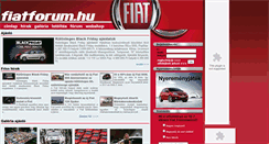 Desktop Screenshot of fiatforum.hu