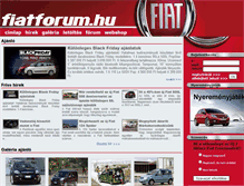 Tablet Screenshot of fiatforum.hu